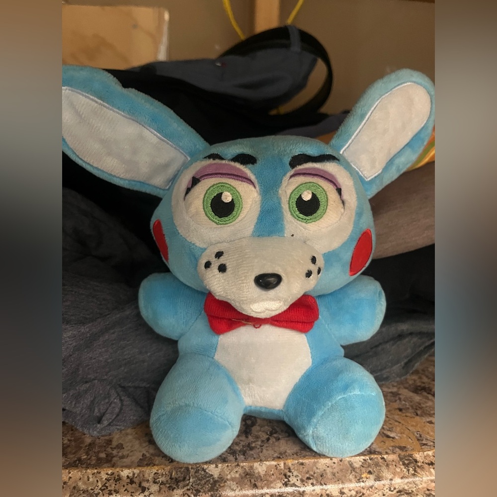 Toy Bonnie plush 
FNAF